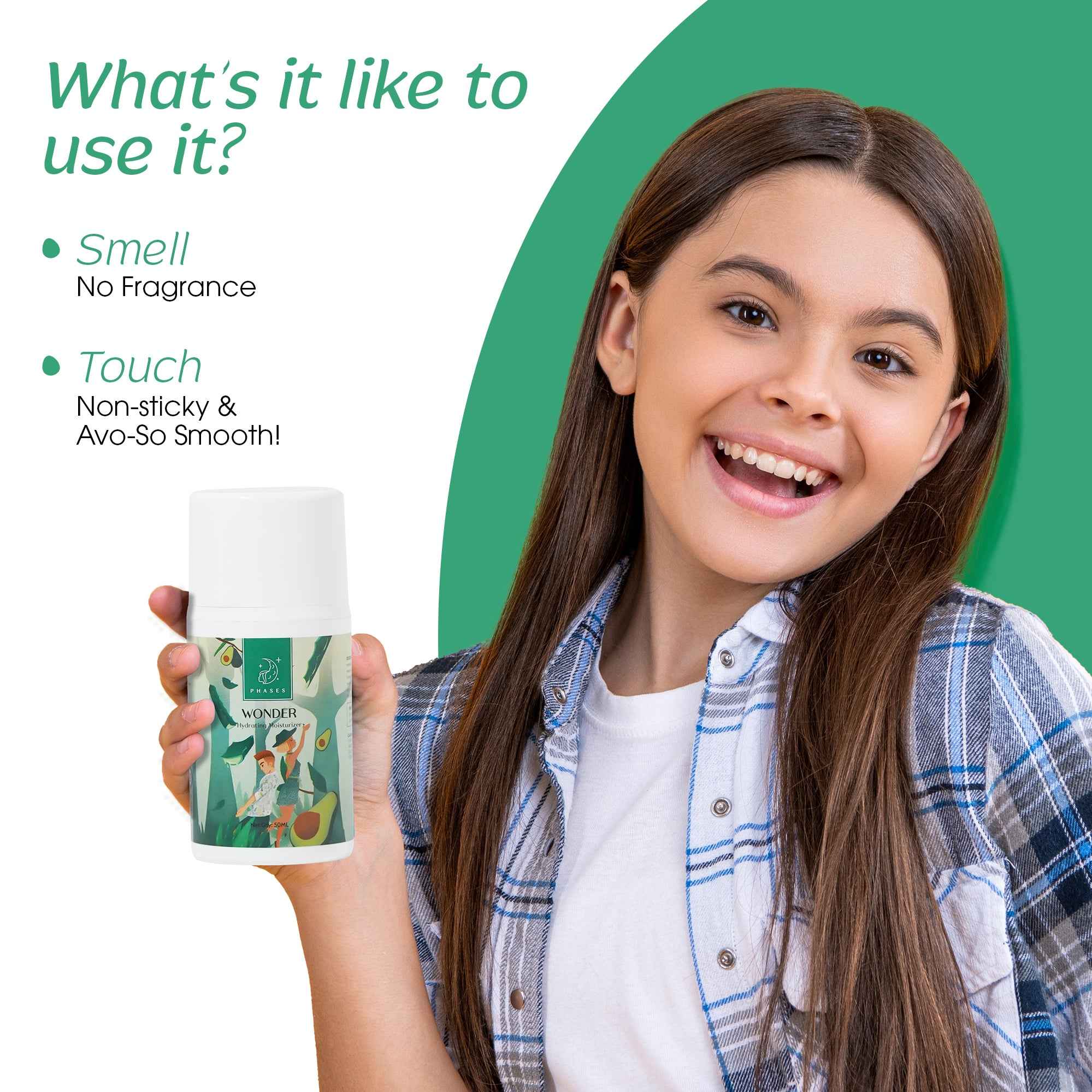 Wonder - Hydrating Moisturizer - (8 yrs onwards) - 50ml - Phases Skin Care